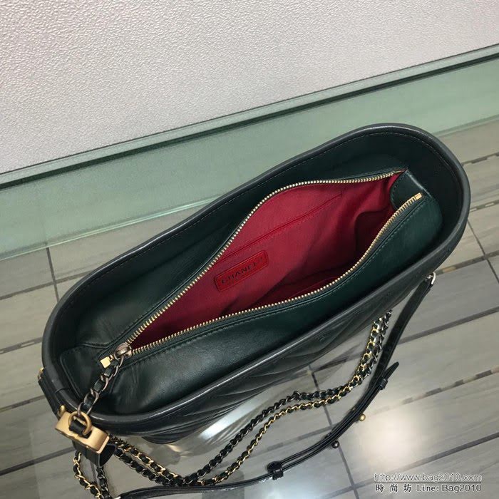 CHANEL香奈兒 独家背景实拍 Gabrielle 流浪包 三行纹最新颜色 定制原厂皮 纯铜五金 版型与正品一致 随意百搭  Cco1166